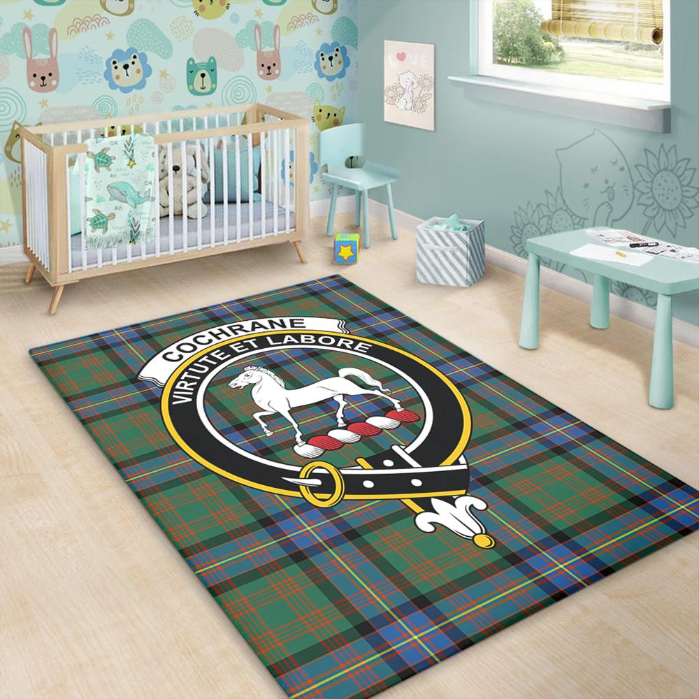 Cochrane Ancient Tartan Crest Area Rug