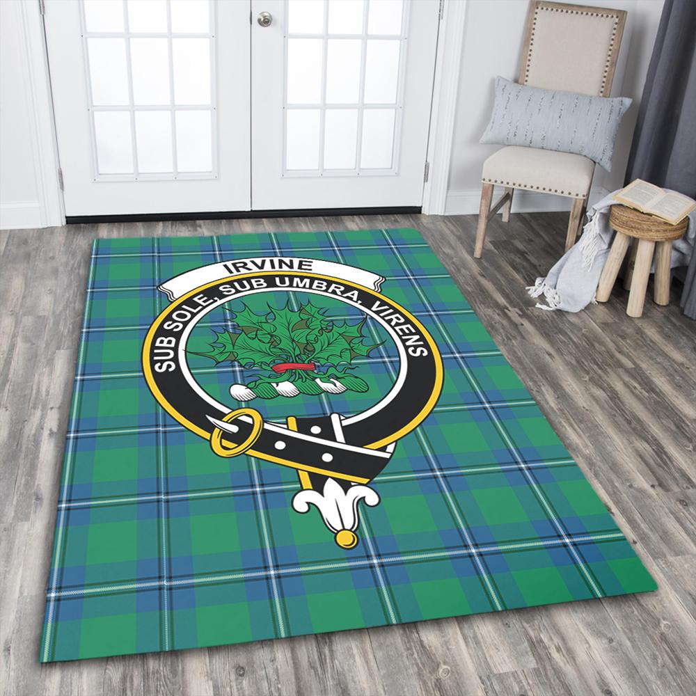 Irvine Ancient Tartan Crest Area Rug