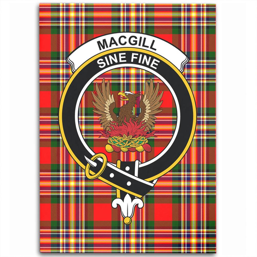MacGill Modern Tartan Crest Area Rug
