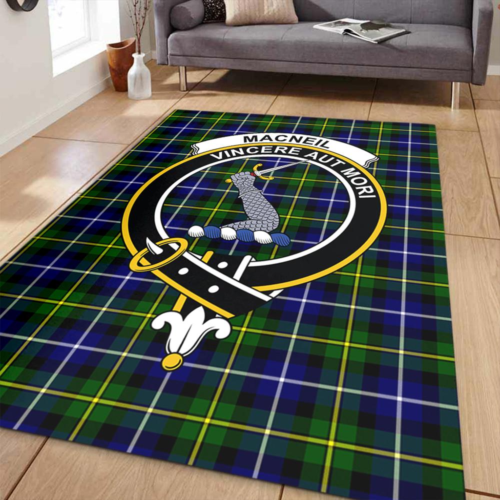 MacNeill of Barra Modern Tartan Crest Area Rug