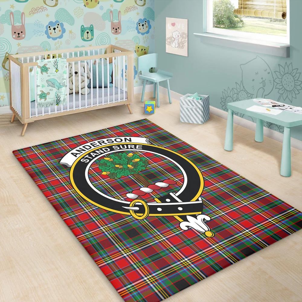 Anderson of Arbrake Tartan Crest Area Rug