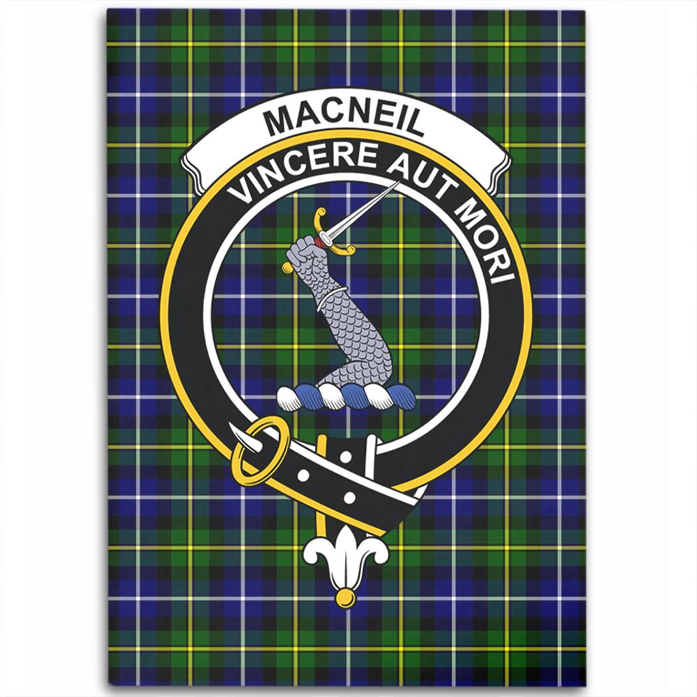 MacNeill of Barra Modern Tartan Crest Area Rug