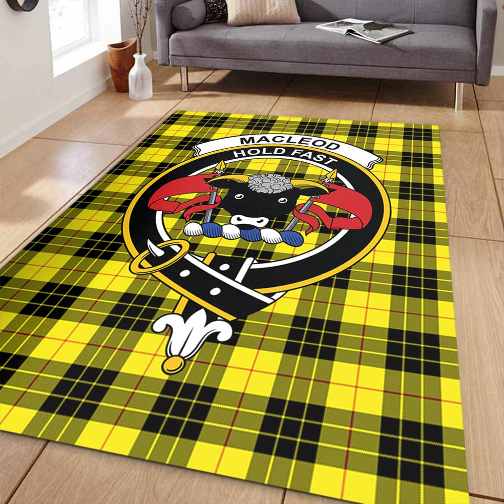 MacLeod of Lewis Modern Tartan Crest Area Rug
