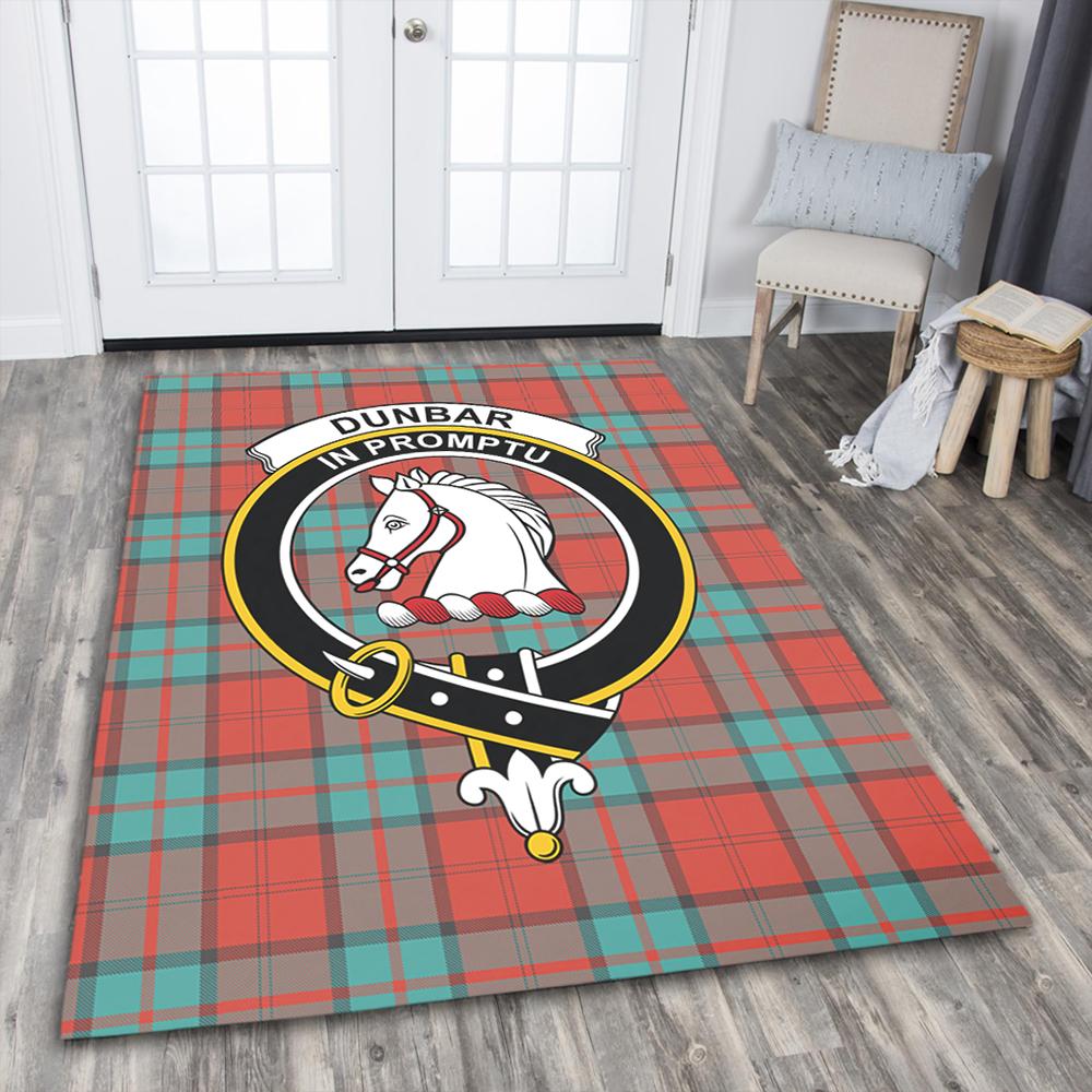 Dunbar Ancient Tartan Crest Area Rug
