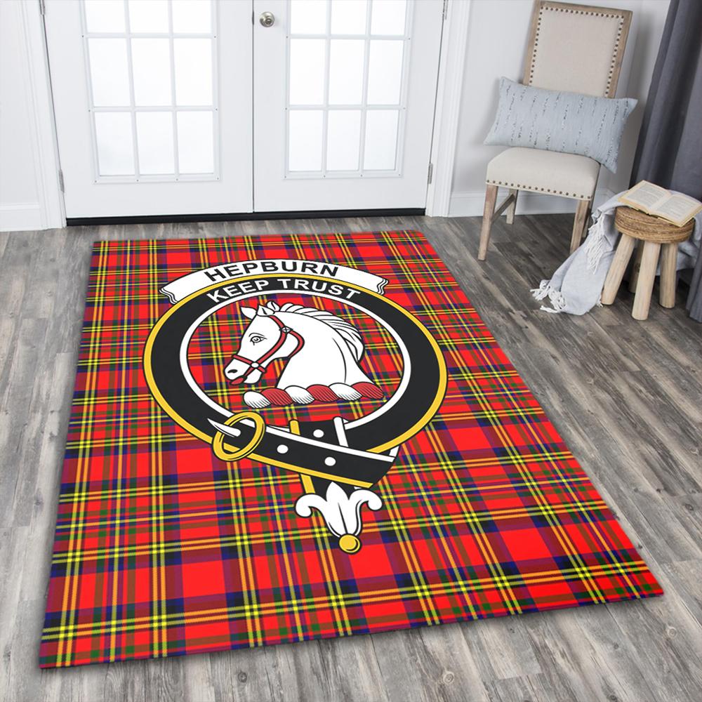 Hepburn Tartan Crest Area Rug