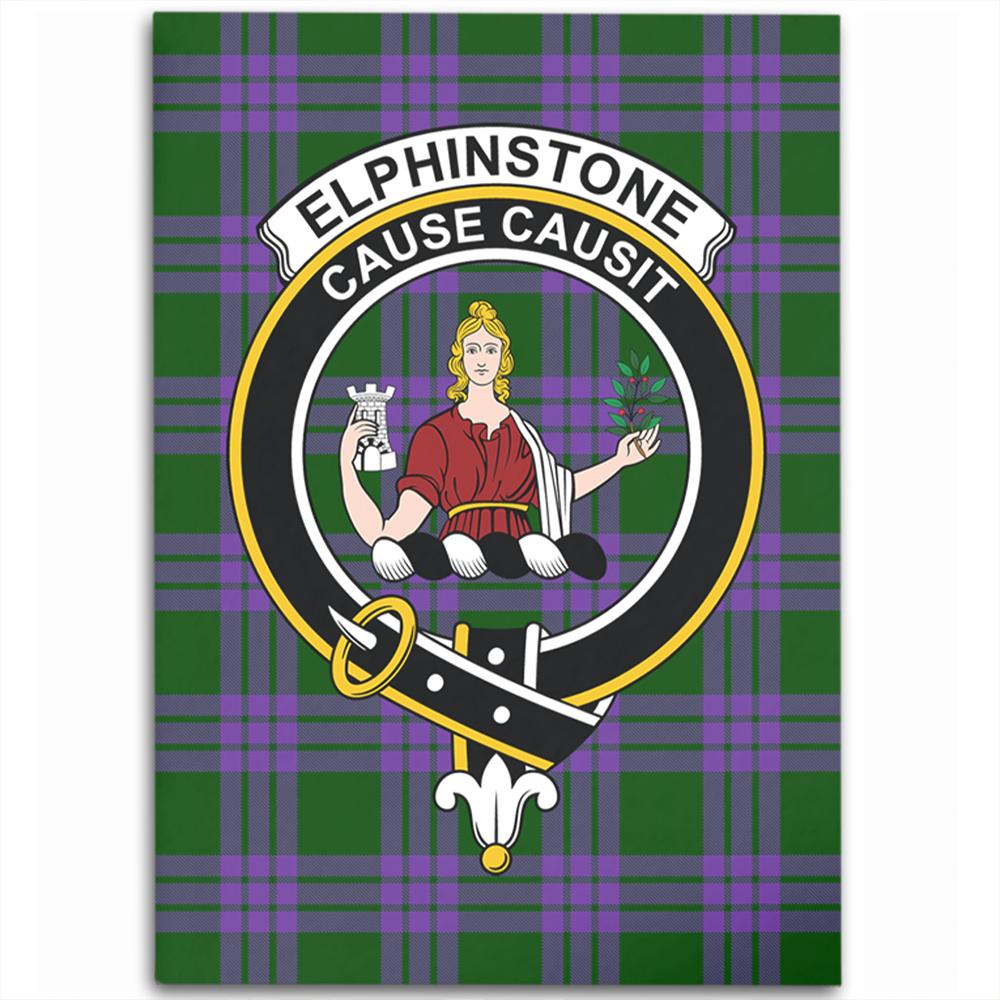 Elphinstone Tartan Crest Area Rug