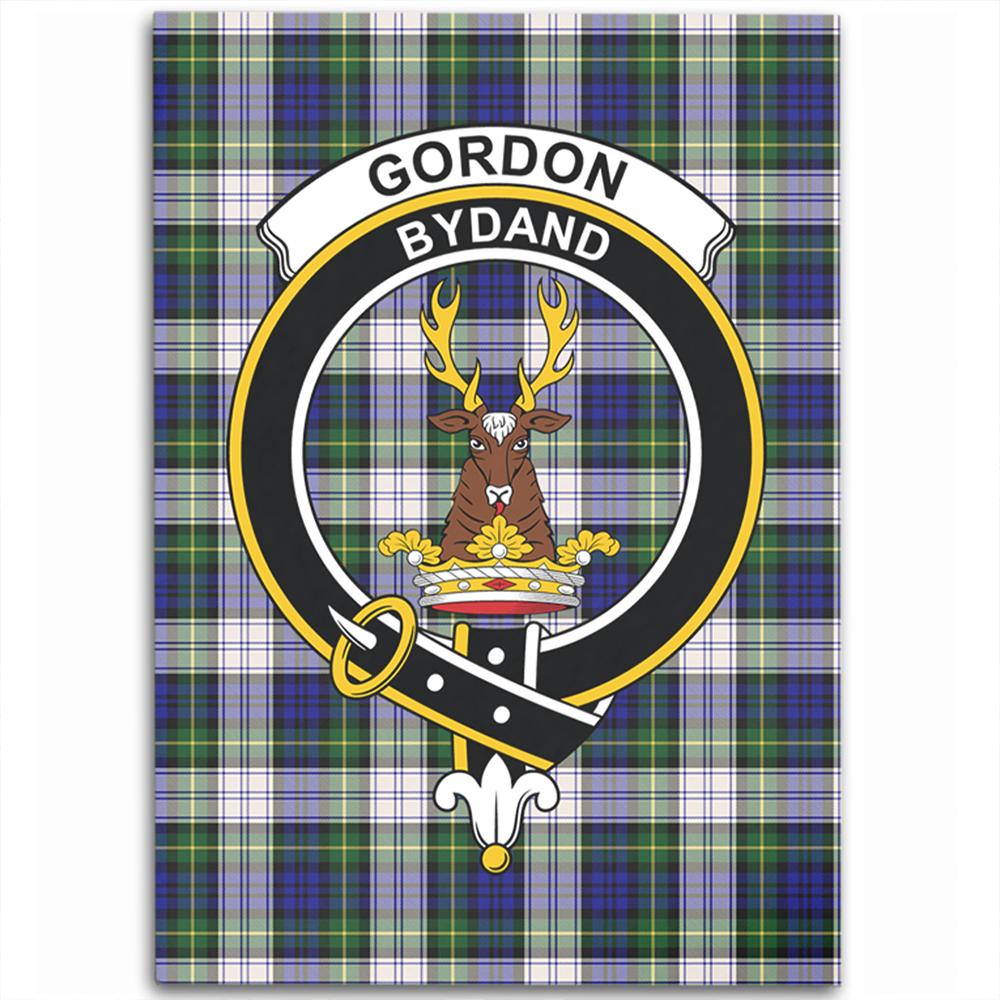Gordon Dress Modern Tartan Crest Area Rug