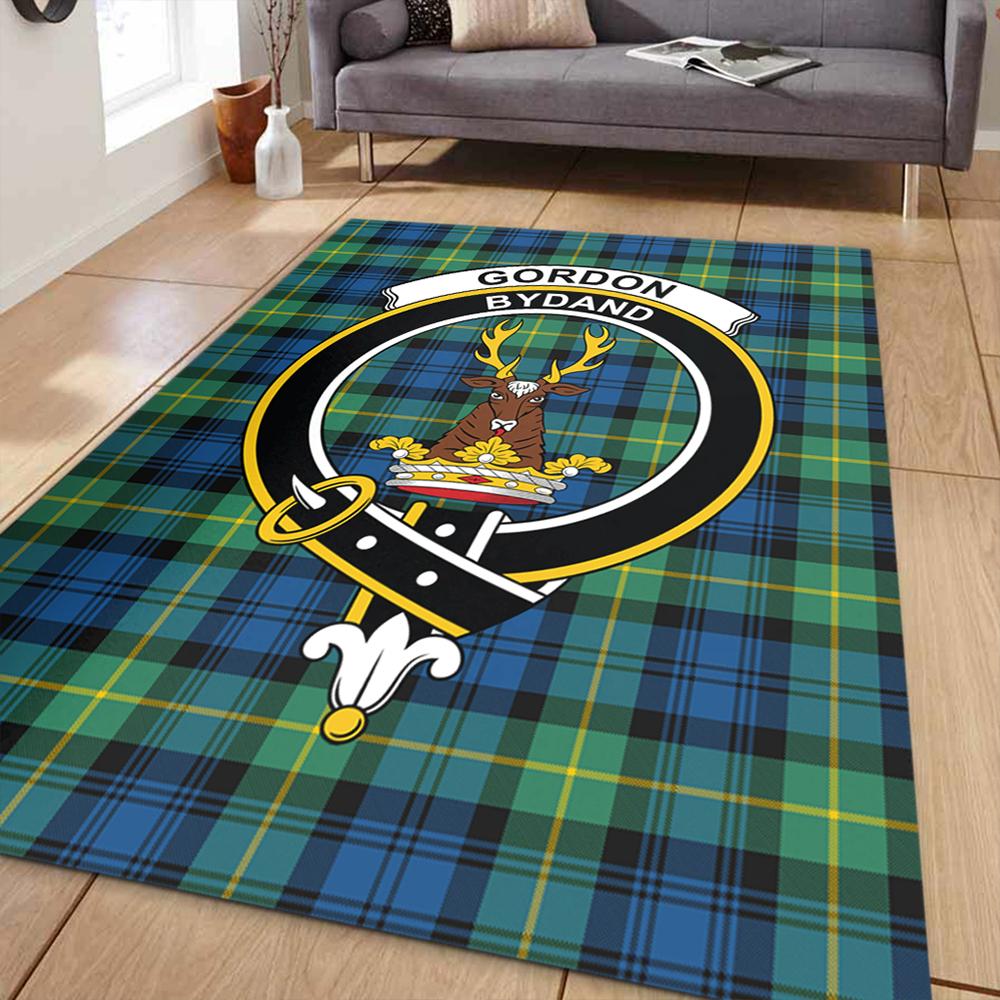 Gordon Ancient Tartan Crest Area Rug