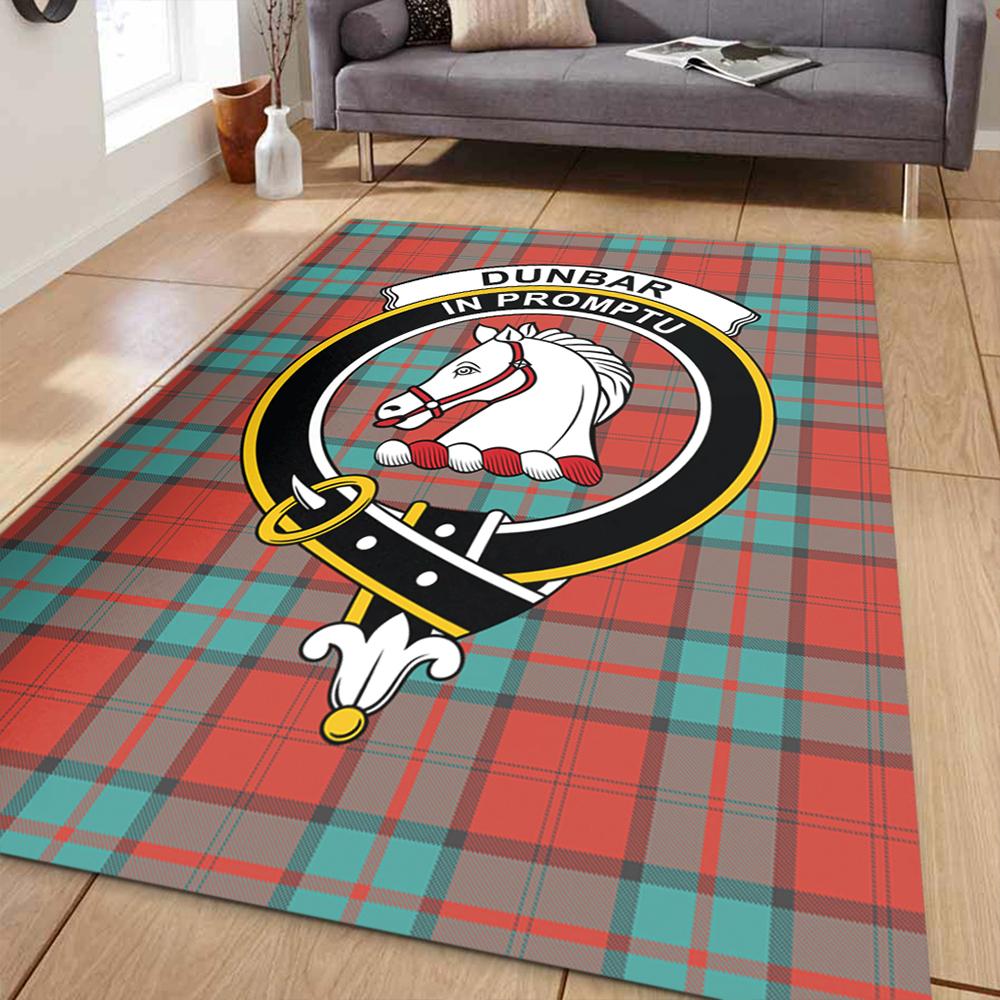 Dunbar Ancient Tartan Crest Area Rug
