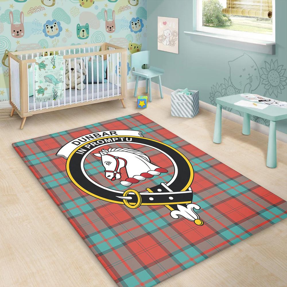 Dunbar Ancient Tartan Crest Area Rug