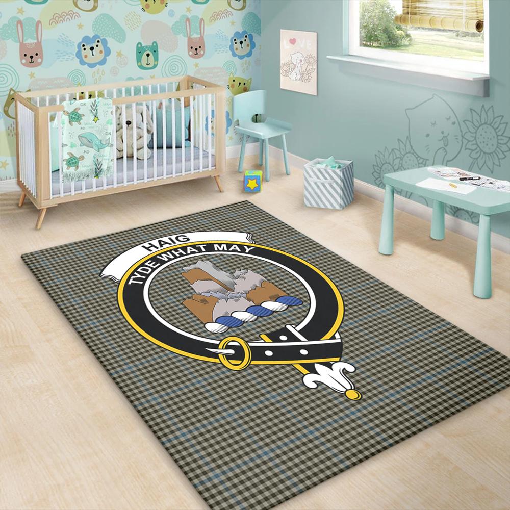 Haig Check Tartan Crest Area Rug