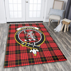 MacQueen Modern Tartan Crest Area Rug