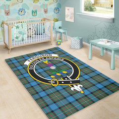 Fergusson Ancient Tartan Crest Area Rug