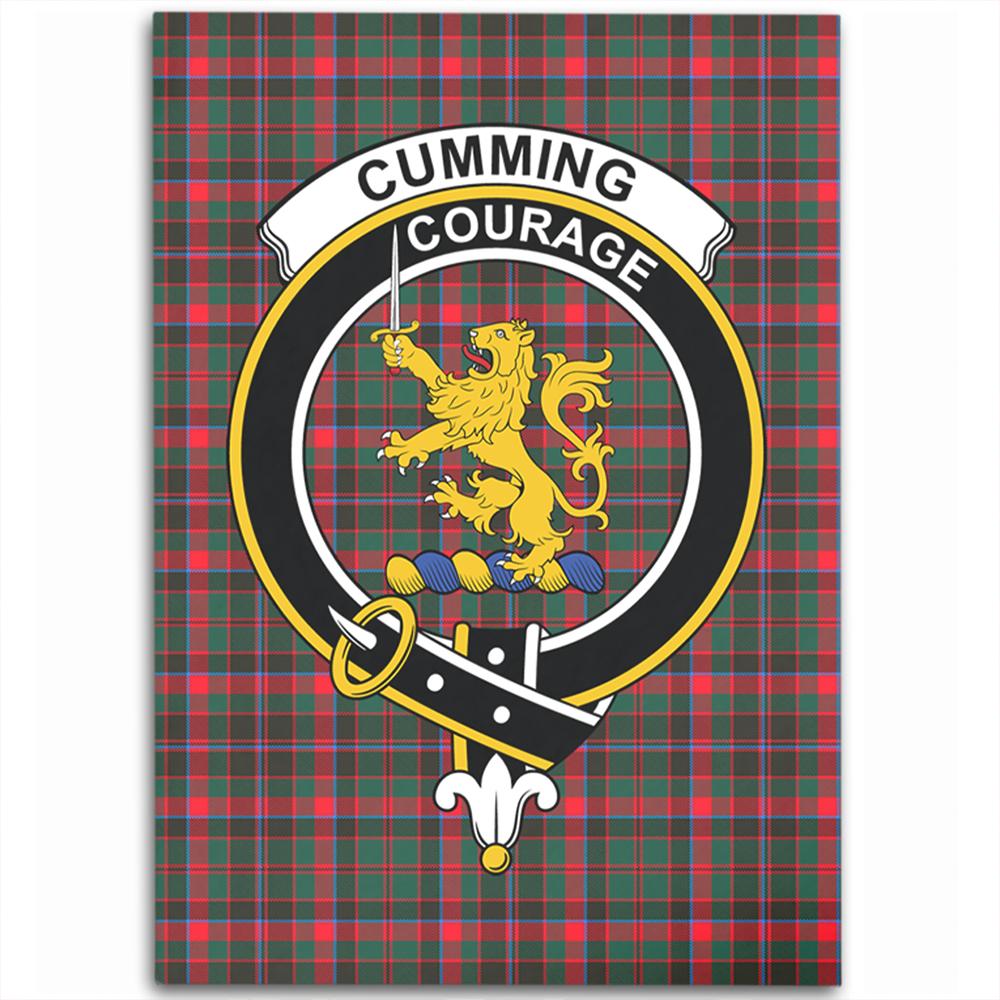 Cumming Hunting Modern Tartan Crest Area Rug