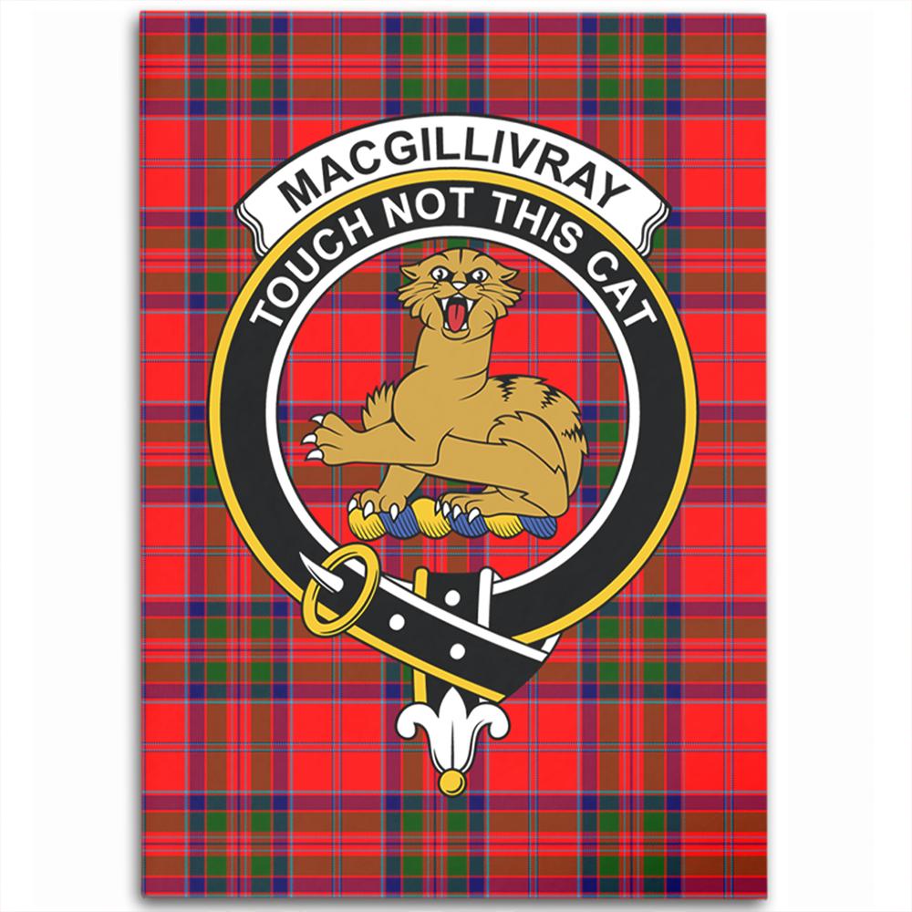 MacGillivray Modern Tartan Crest Area Rug
