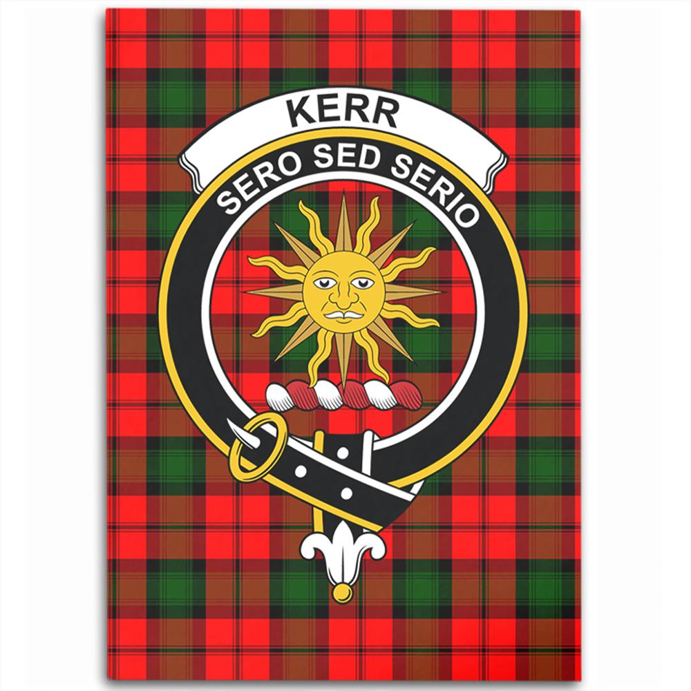Kerr Modern Tartan Crest Area Rug