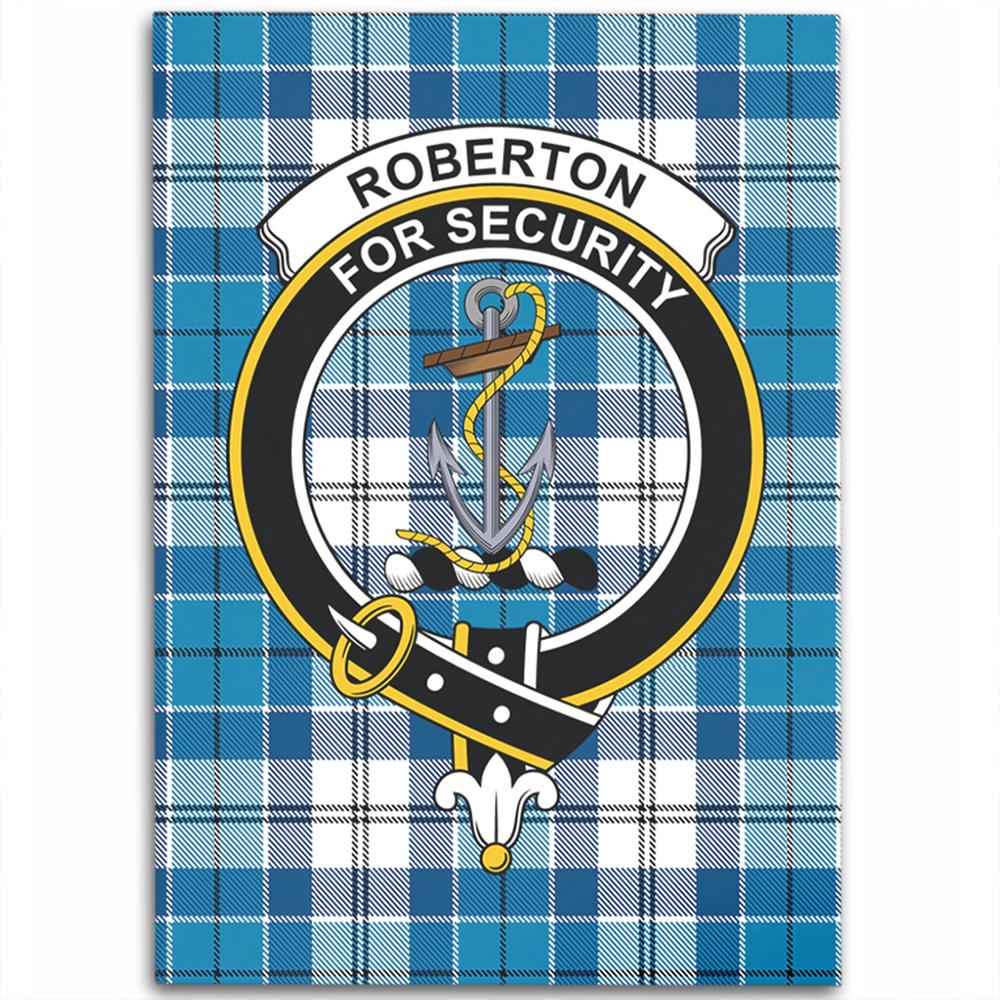 Roberton Tartan Crest Area Rug