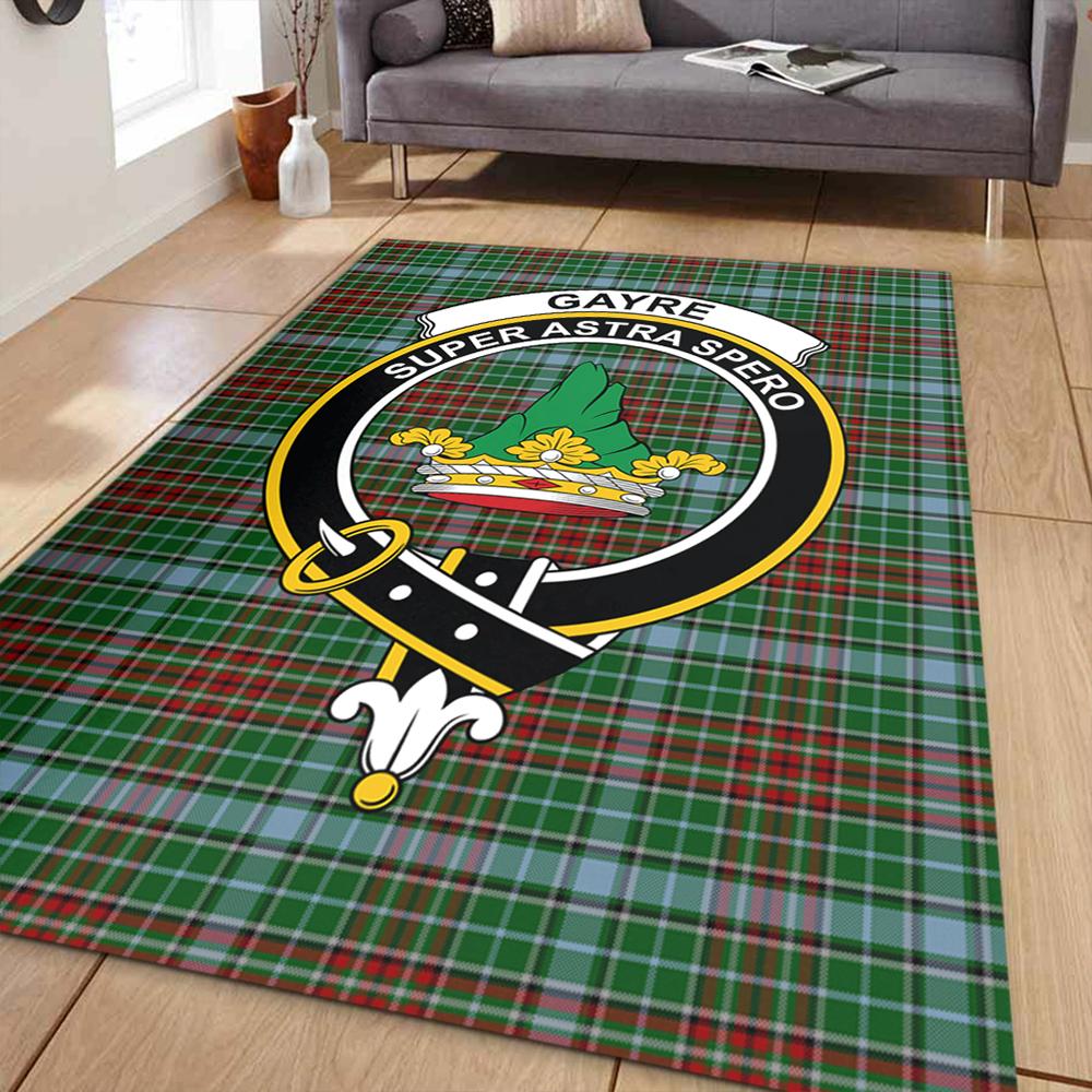 Gayre Tartan Crest Area Rug