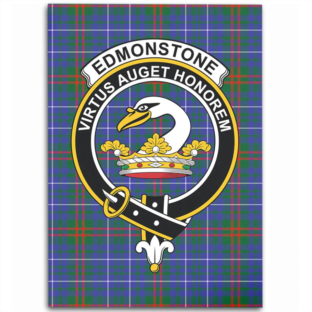 Edmonstone Tartan Crest Area Rug