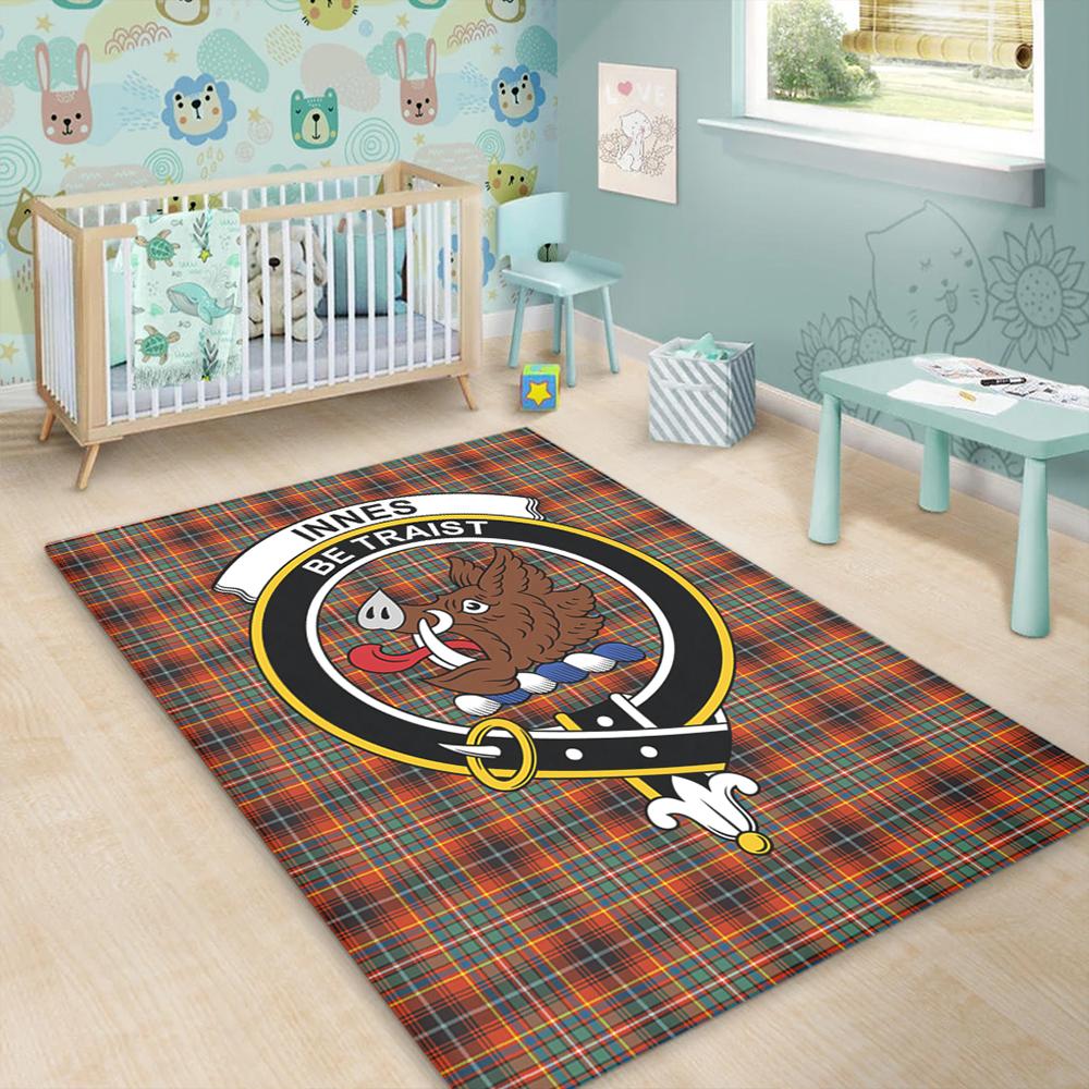 Innes Ancient Tartan Crest Area Rug