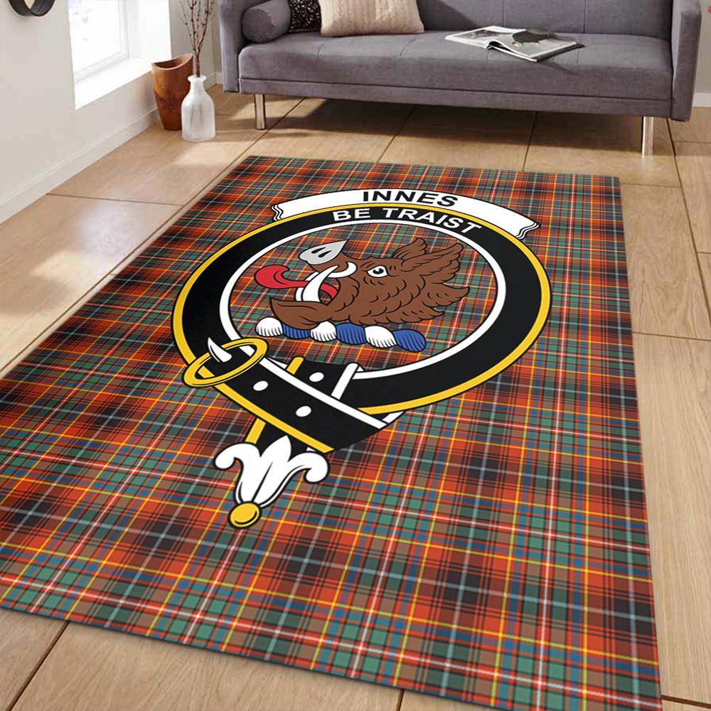 Innes Ancient Tartan Crest Area Rug