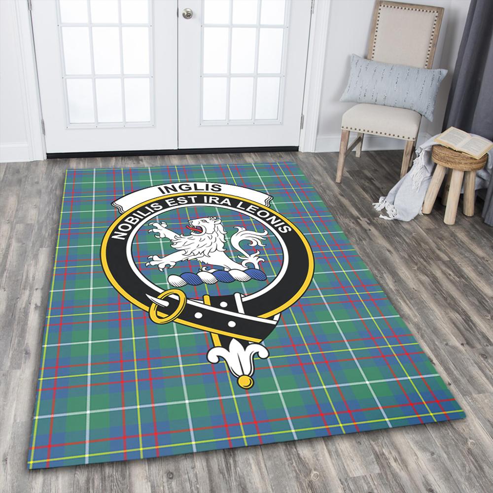 Inglis Ancient Tartan Crest Area Rug
