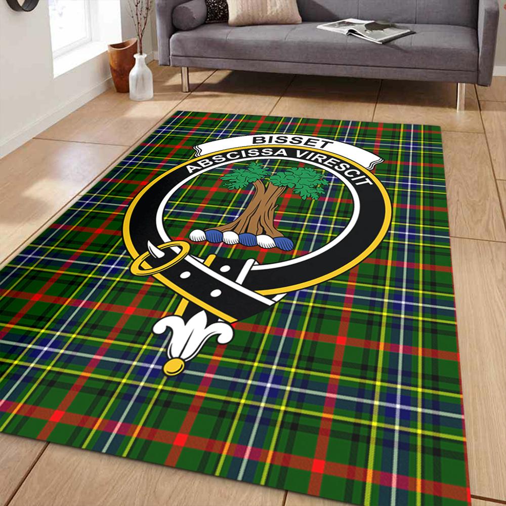 Bisset Tartan Crest Area Rug