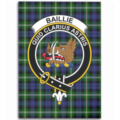 Baillie Modern Tartan Crest Area Rug