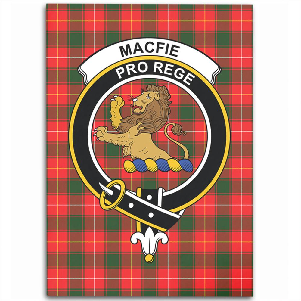 MacFie Tartan Crest Area Rug