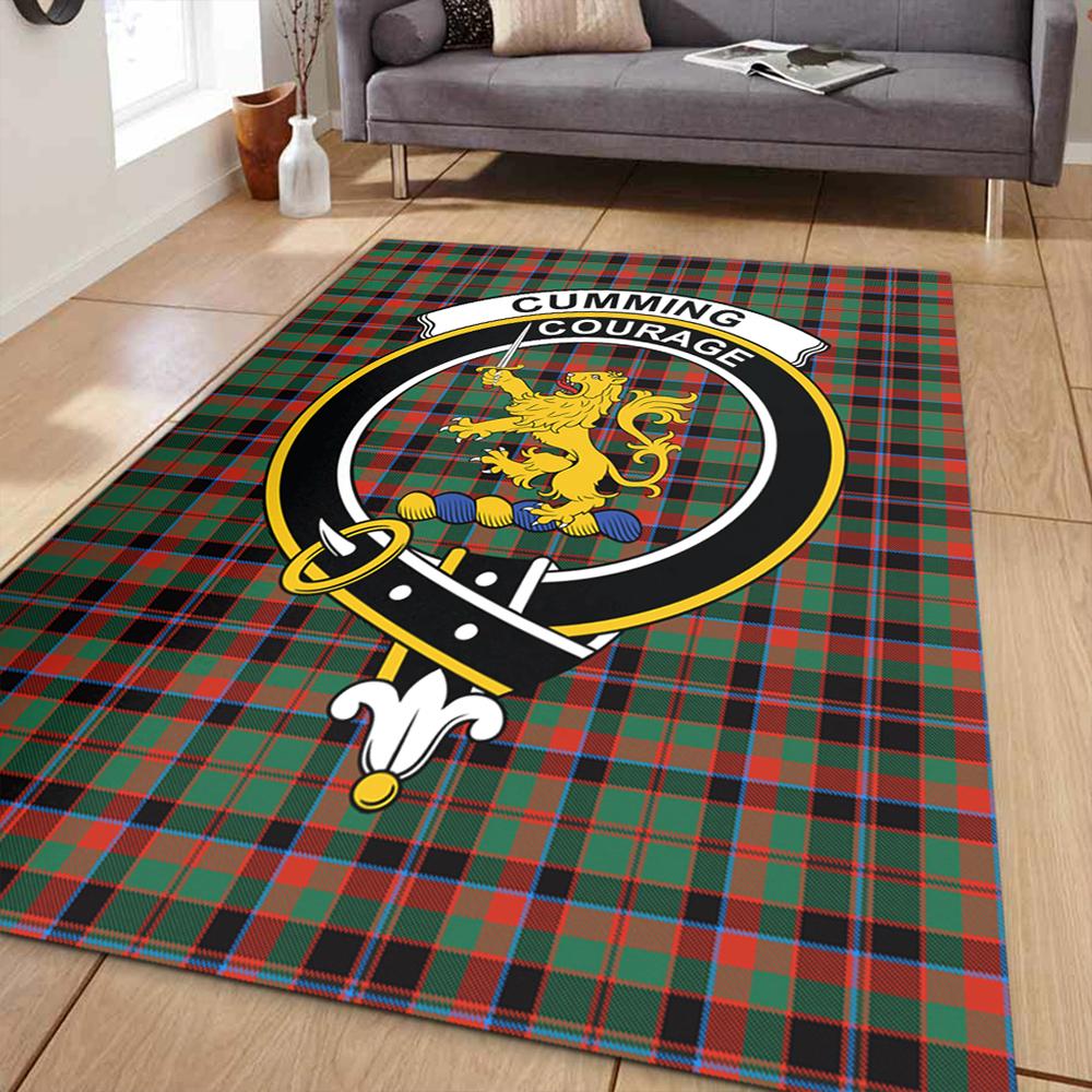 Cumming Hunting Ancient Tartan Crest Area Rug