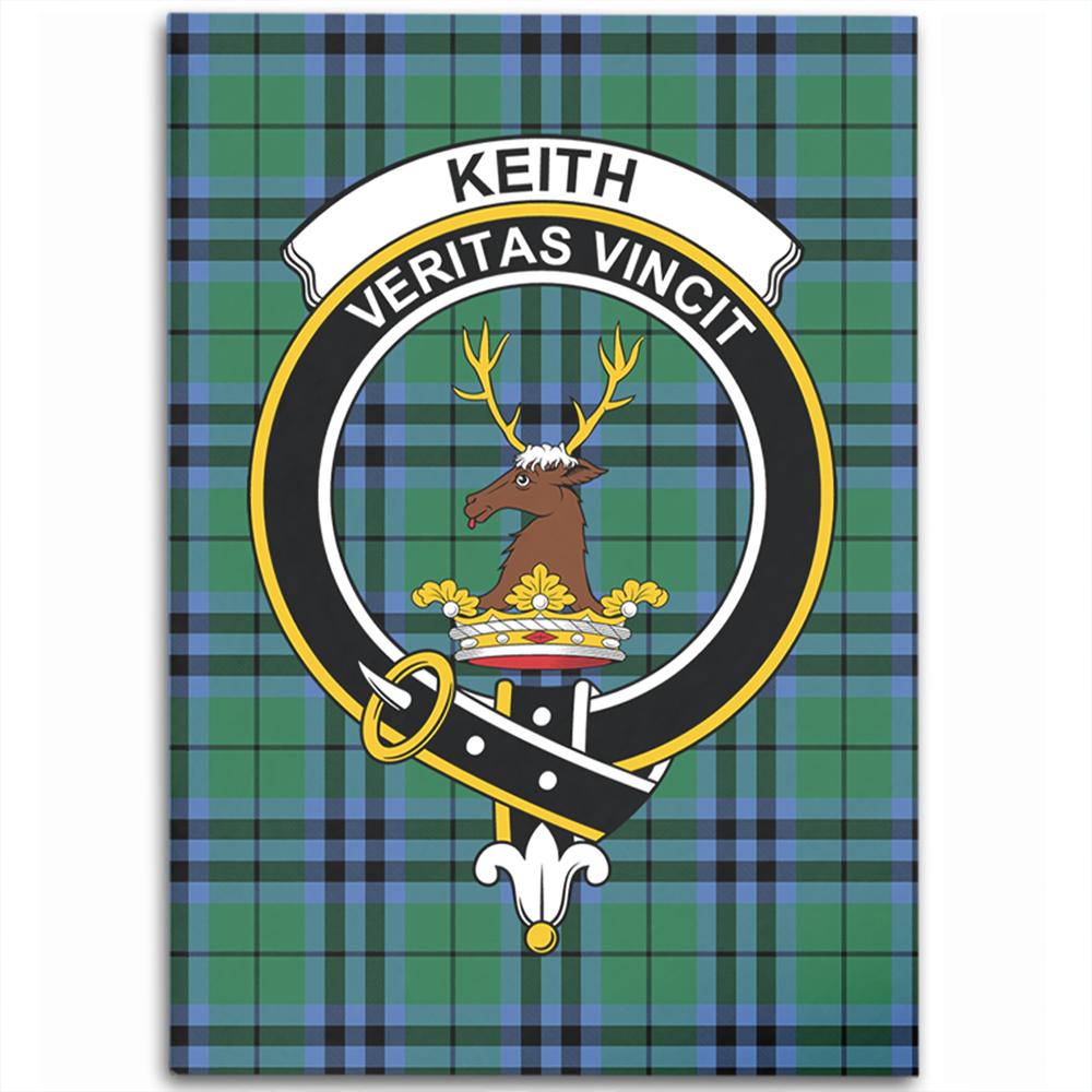Keith Ancient Tartan Crest Area Rug