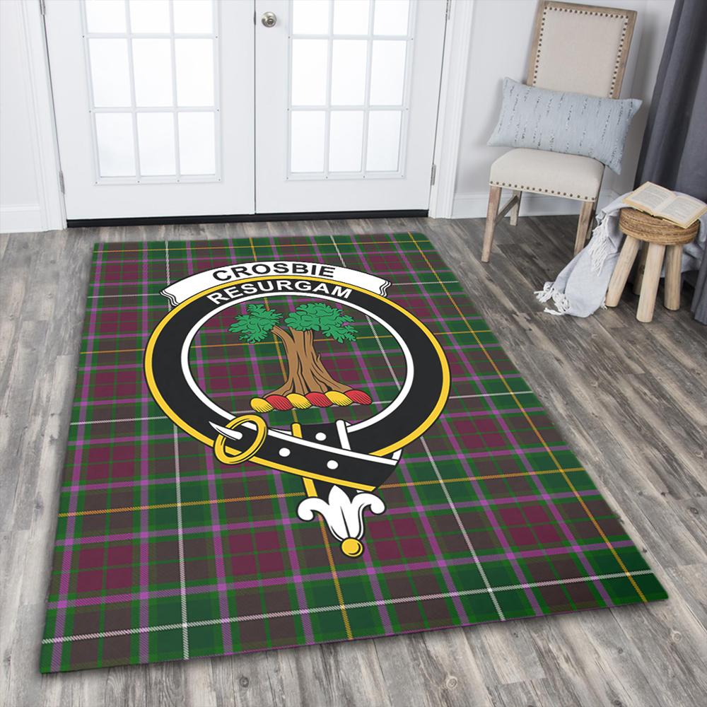 Crosbie Tartan Crest Area Rug