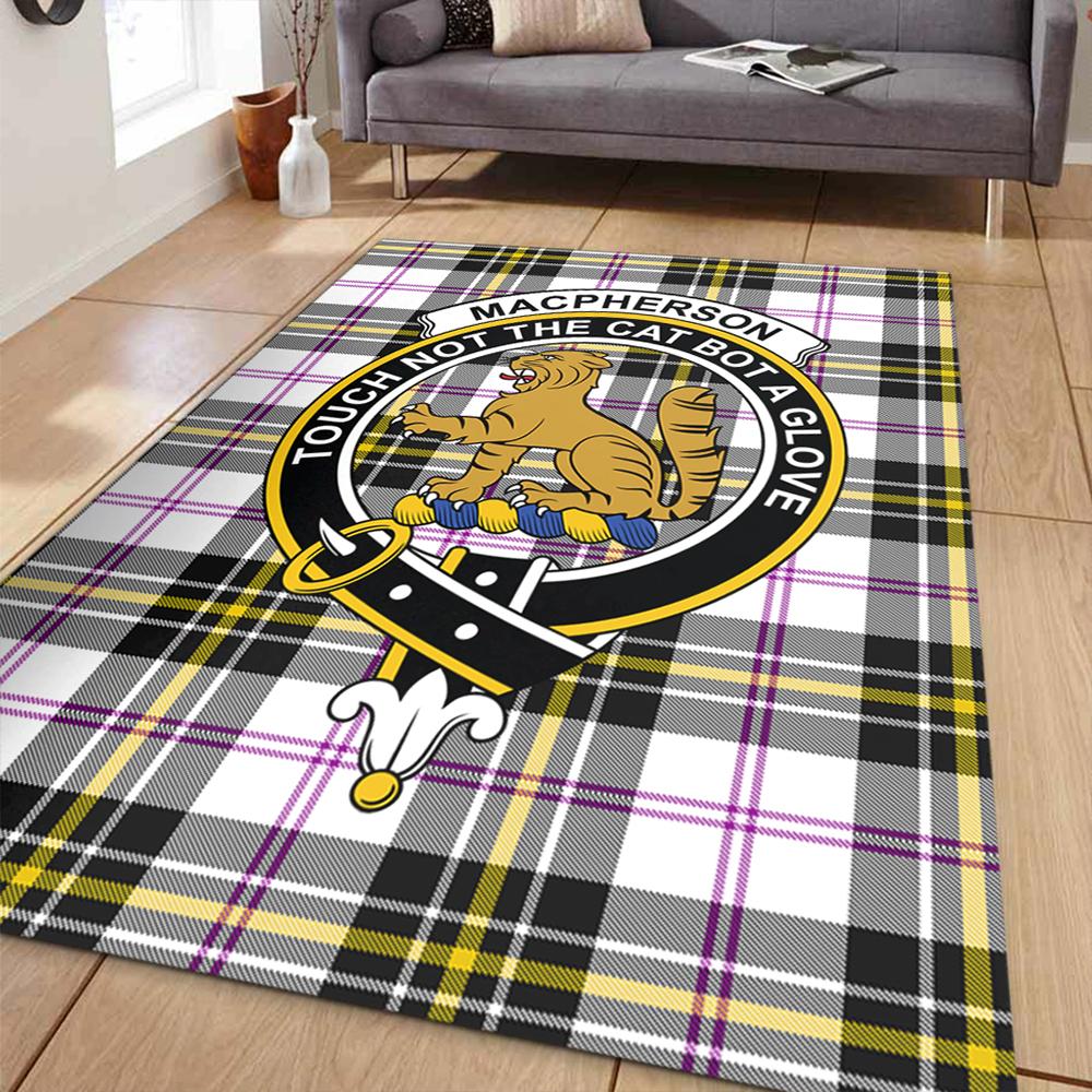 MacPherson Dress Modern Tartan Crest Area Rug