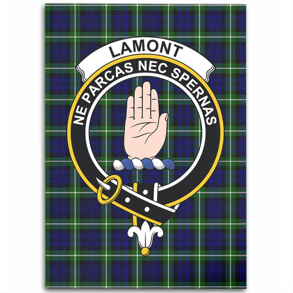 Lamont Modern Tartan Crest Area Rug