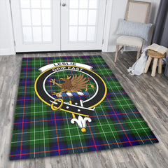 Leslie Hunting Ancient Tartan Crest Area Rug