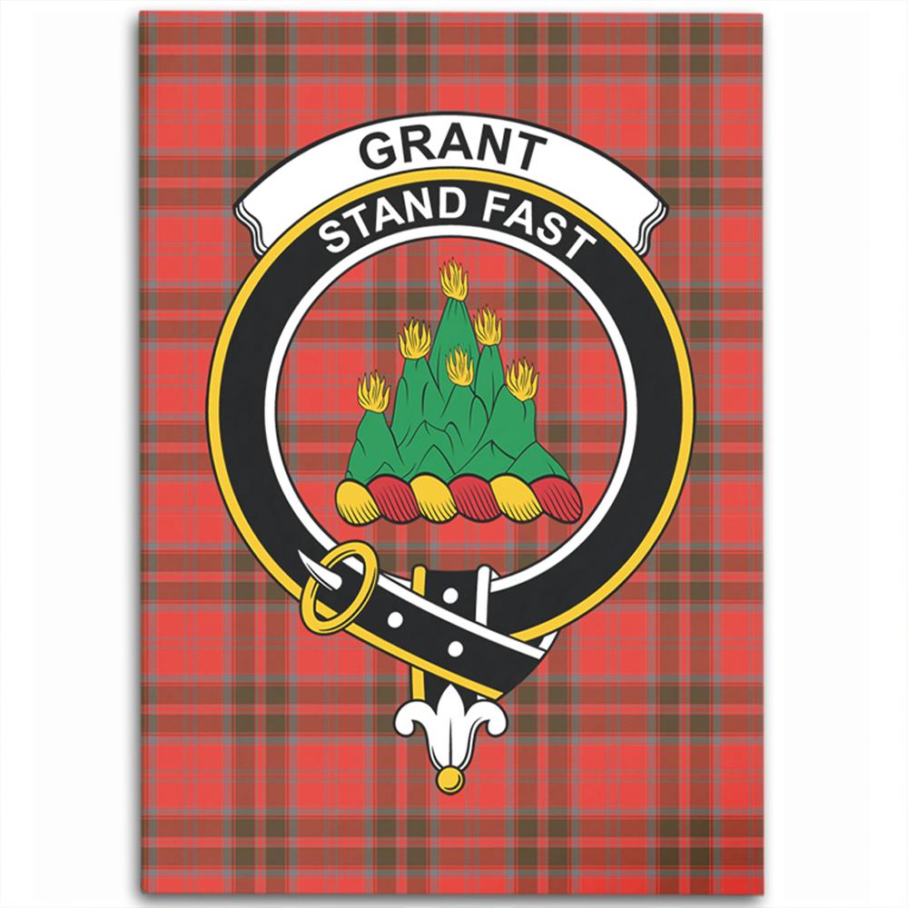 Grant Weathered Tartan Crest Area Rug