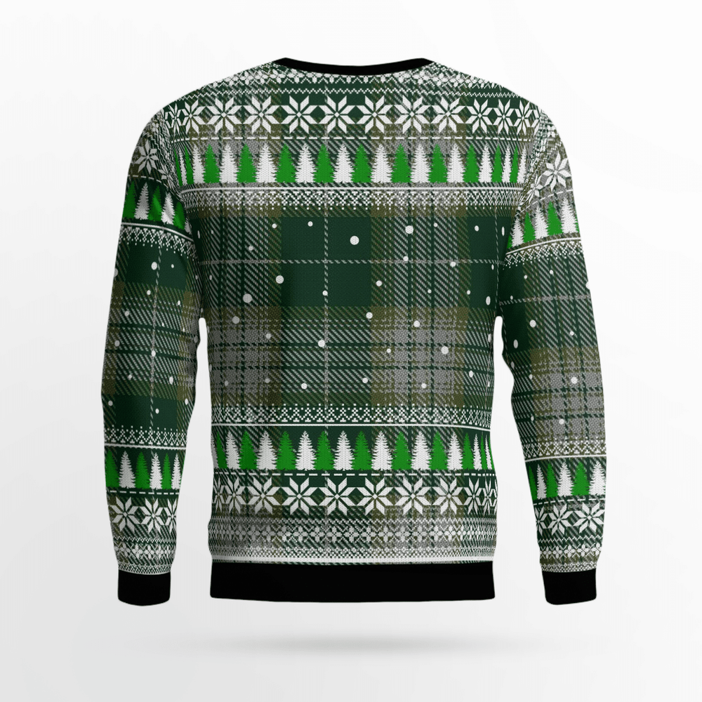 Clan Kelso Crest Tartan Christmas Ugly Sweater ON89 Kelso Crest Tartan Tartan Ugly Sweater   