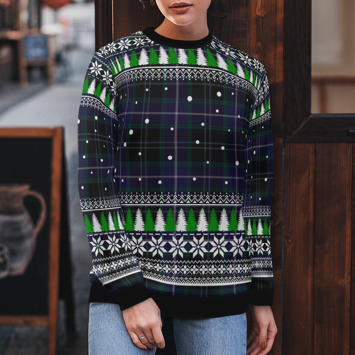 Clan Duggan Tartan Christmas Ugly Sweater RQ64 Duggan Tartan Tartan Ugly Sweater   