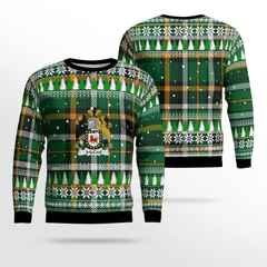 Clan McCool Coat Of Arms Christmas Ugly Sweater ZS54 McCool Coat Of Arms Tartan Ugly Sweater   