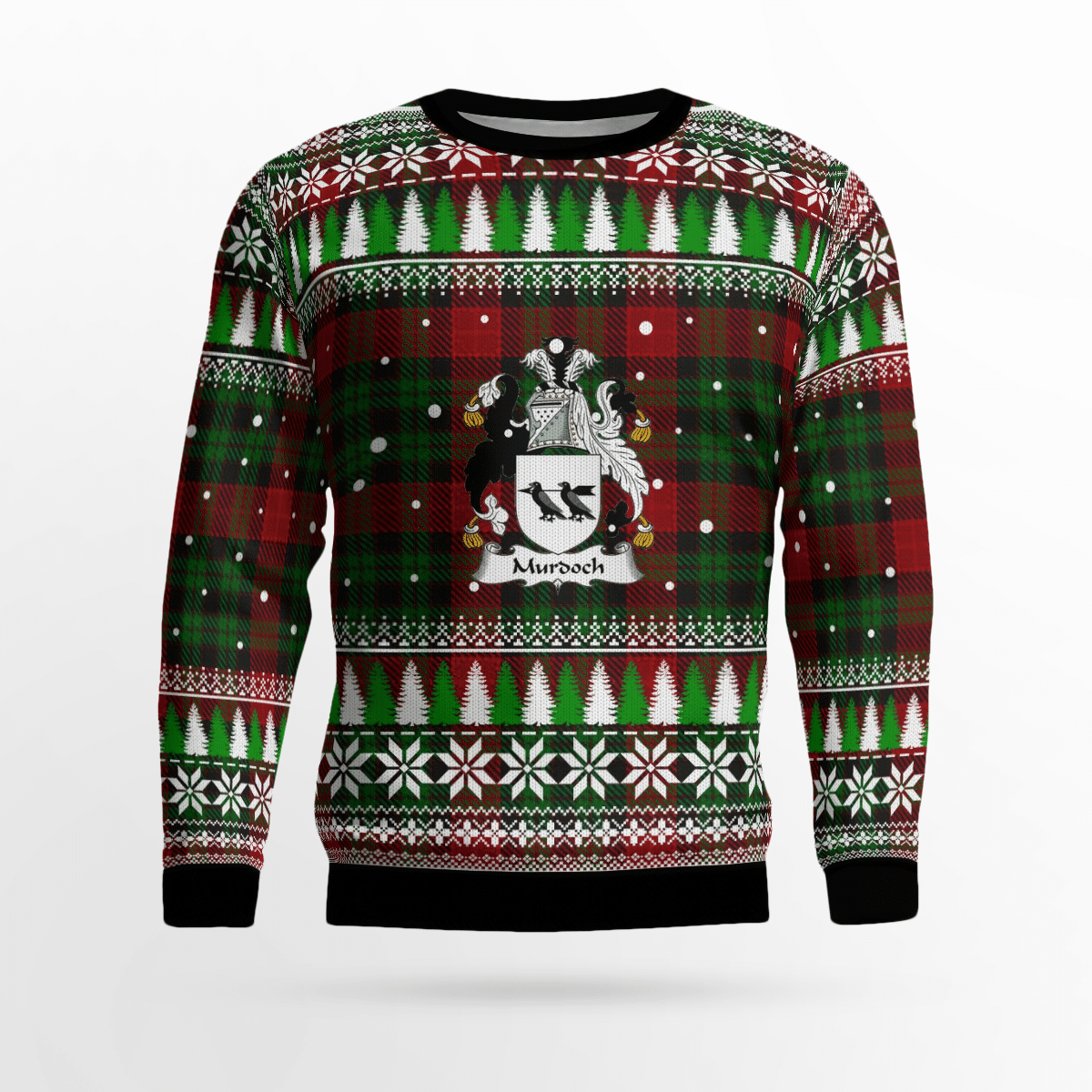 Clan Murdoch Tartan Christmas Ugly Sweater EZ75 Murdoch Tartan Tartan Ugly Sweater   