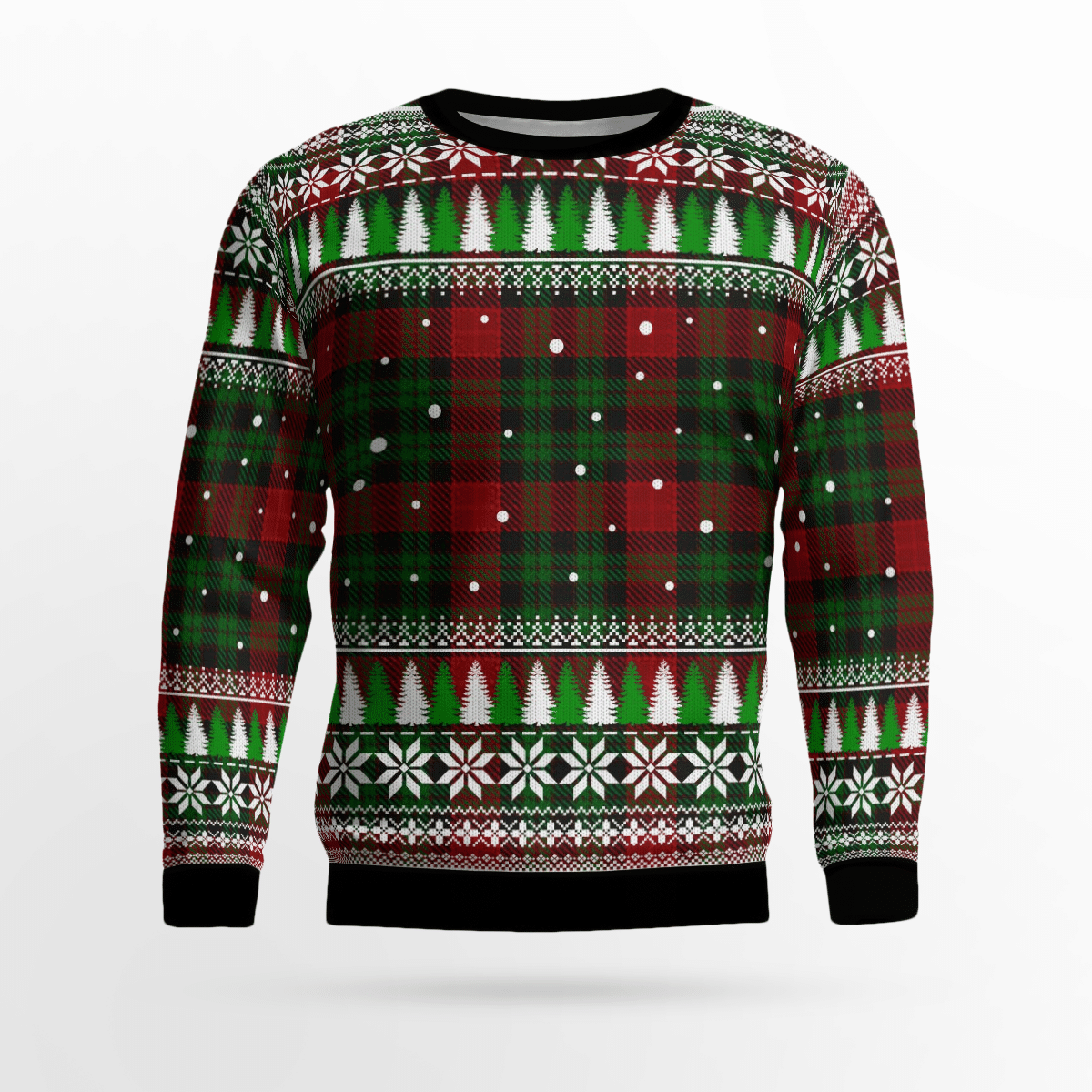 Clan Murdoch Tartan Christmas Ugly Sweater BO18 Murdoch Tartan Tartan Ugly Sweater   