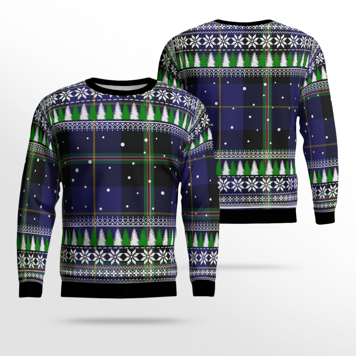 Clan Italian National Tartan Christmas Ugly Sweater FU32 Italian National Tartan Tartan Ugly Sweater   