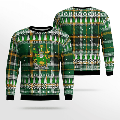 Clan Rogan Coat Of Arms Christmas Ugly Sweater XM50