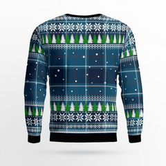 Clan US Navy Tartan Christmas Ugly Sweater UR31 US Navy Tartan Tartan Ugly Sweater   