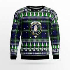 Clan Lamont Modern Crest Tartan Christmas Ugly Sweater LZ59 Lamont Modern Crest Tartan Tartan Ugly Sweater   