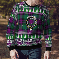 Clan MacArthur – Milton Crest Tartan Christmas Ugly Sweater ZB78 MacArthur – Milton Crest Tartan Tartan Ugly Sweater   
