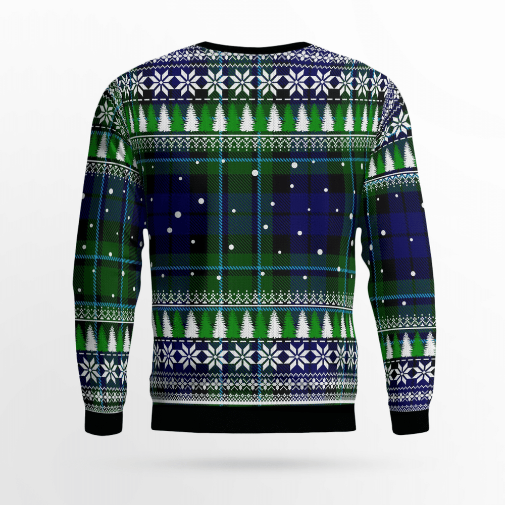 Clan MacCallum Modern Crest Tartan Christmas Ugly Sweater RL33 MacCallum Modern Crest Tartan Tartan Ugly Sweater   