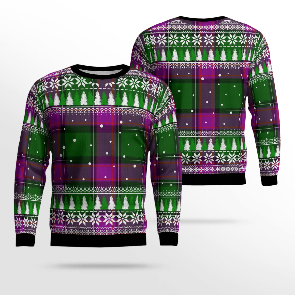 Clan New Hampshire Tartan Christmas Ugly Sweater SF13 New Hampshire Tartan Tartan Ugly Sweater   
