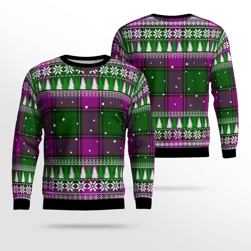 Clan New Hampshire Tartan Christmas Ugly Sweater SF13 New Hampshire Tartan Tartan Ugly Sweater   