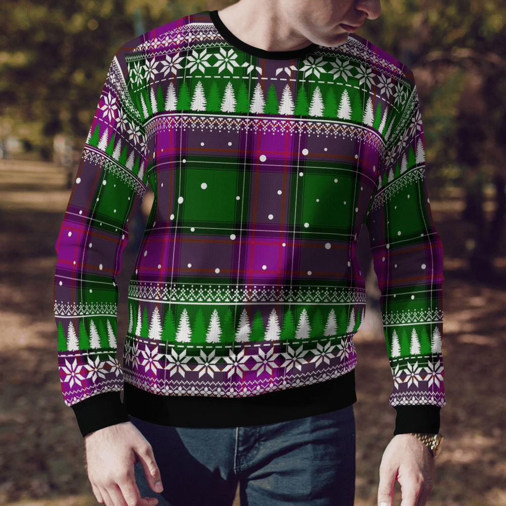 Clan New Hampshire Tartan Christmas Ugly Sweater SF13 New Hampshire Tartan Tartan Ugly Sweater   